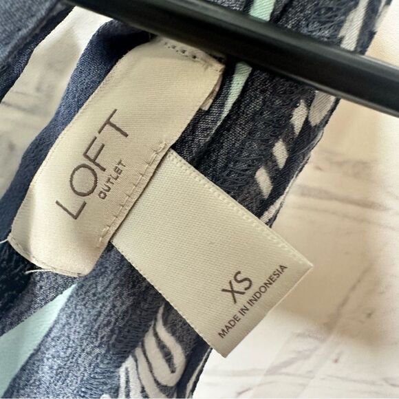 Loft XS or Small Blue Dress - Picture 6 of 6